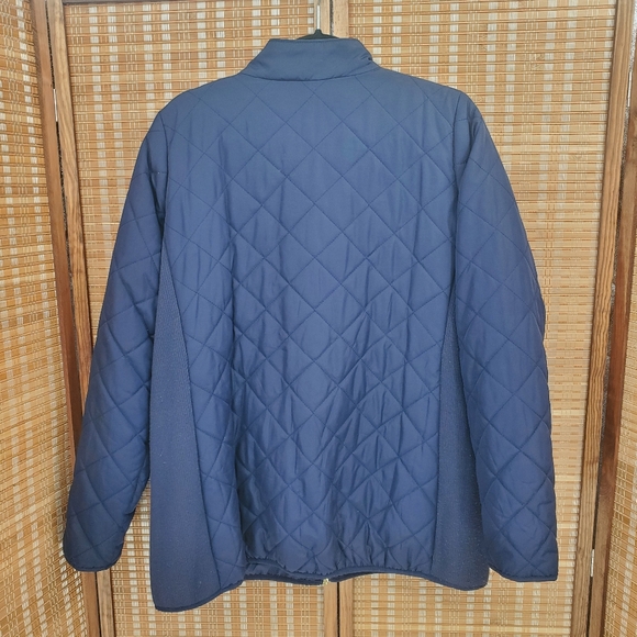 Motherhood Maternity Blue Quilted Puffer Jacket Size XL - Picture 9 of 16